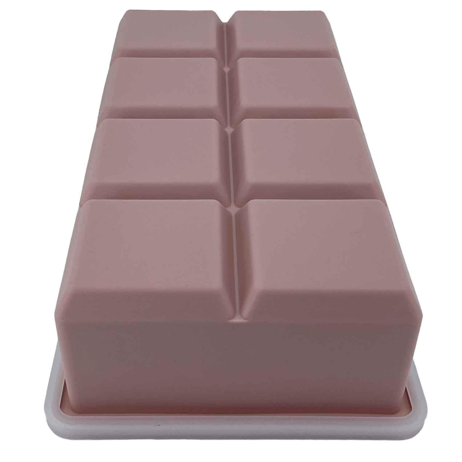 İles Gurme Kapaklı Premium Büyük 8 Bölmeli Silikon Buz Kalıbı, Powder, İles Gurme, Silikon Buz Kalıpları