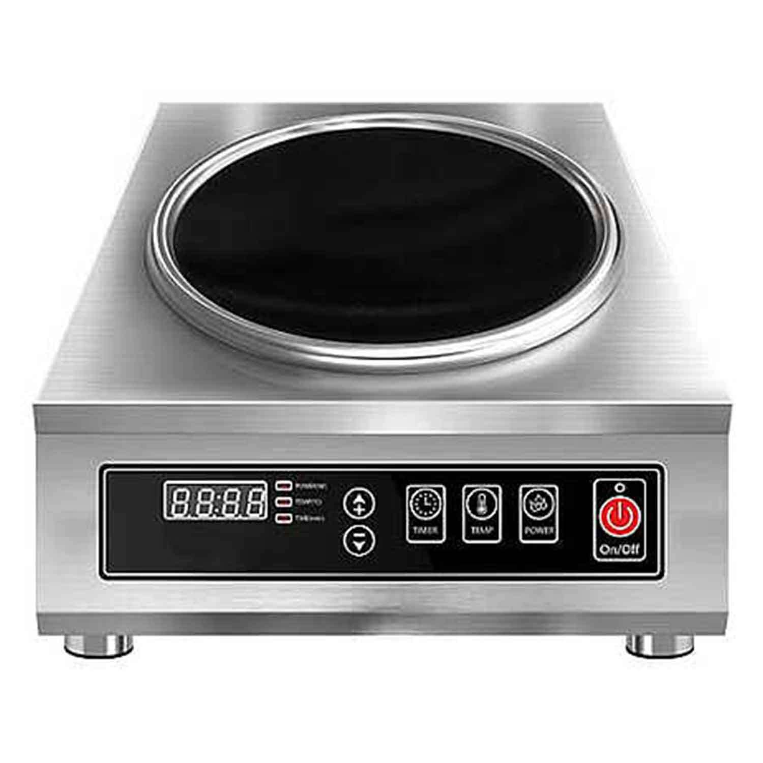 İndüksiyon Wok Ocak Set üstü 3500 w, (INO-W01), EPİNOX, İndüksiyonlu Ocaklar
