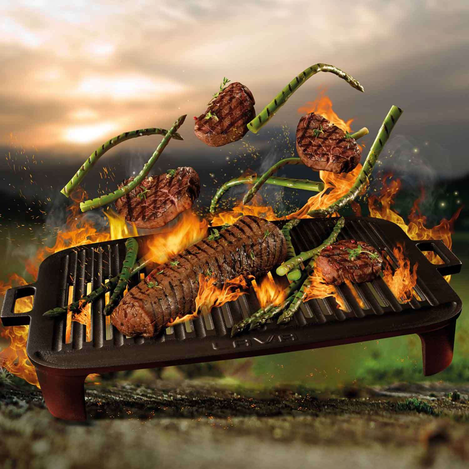 Lava Döküm Mangal Izgarası, 36x45 Cm, Lava, Barbekü ve Izgara Ekipmanları