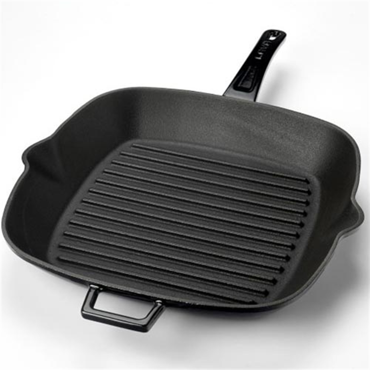 Lava Izgara Tava Döküm Metal Saplı 2,2 Litre Siyah 26x26 Cm