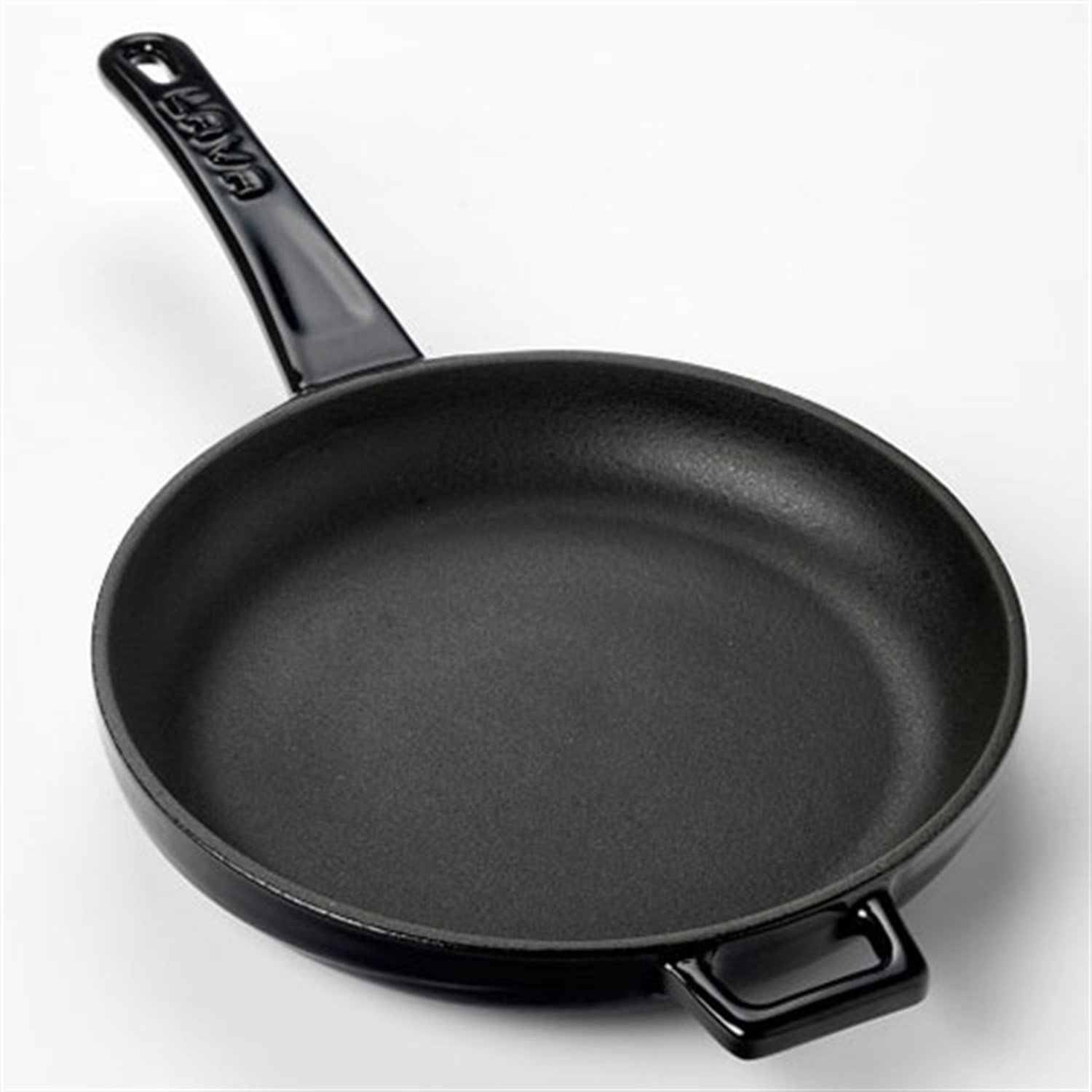 Lava Kızartma Tavası Döküm Metal Kulplu Siyah 0,42 Litre 16 Cm