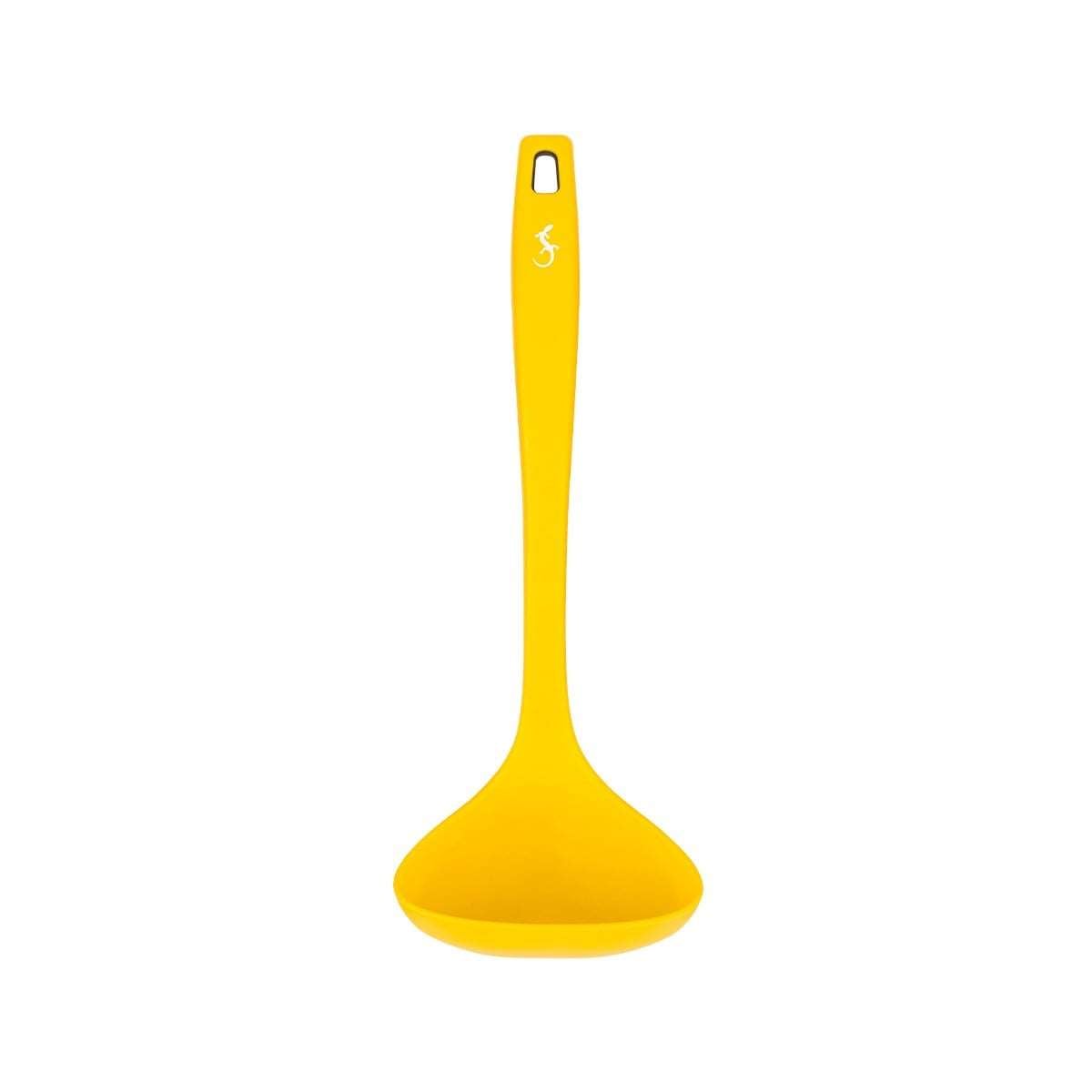Lurch - Platin Silikon Çorba Kepçesi 28 cm Sarı - Yanmaz, Yapışmaz, Bükülmez, Çizmez, Tat ve Koku Bırakmaz - 240052