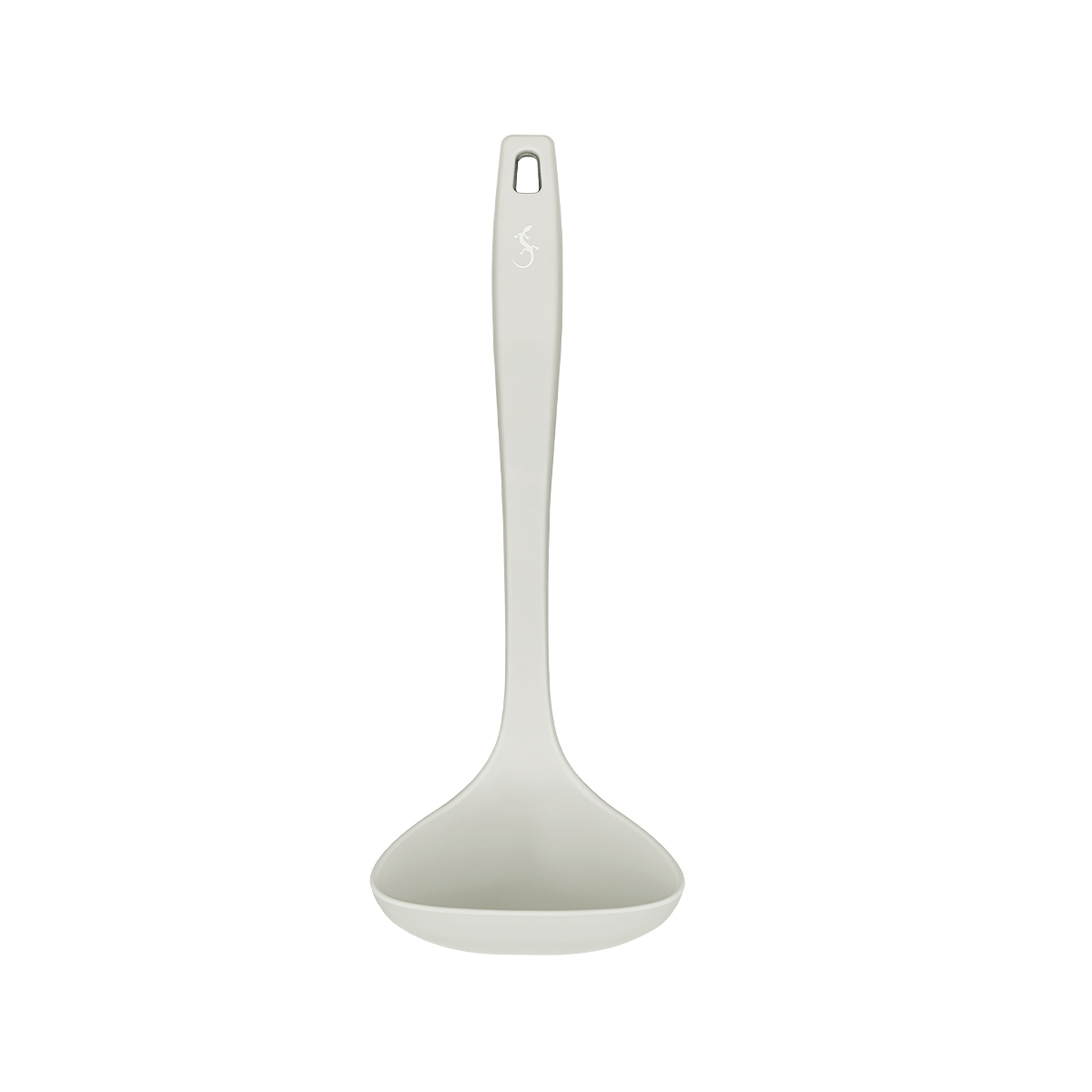 Lurch - Platin Silikon Çorba Kepçesi 28 cm Açık Gri -  Yanmaz, Yapışmaz, Bükülmez, Çizmez, Tat ve Koku Bırakmaz - 240012