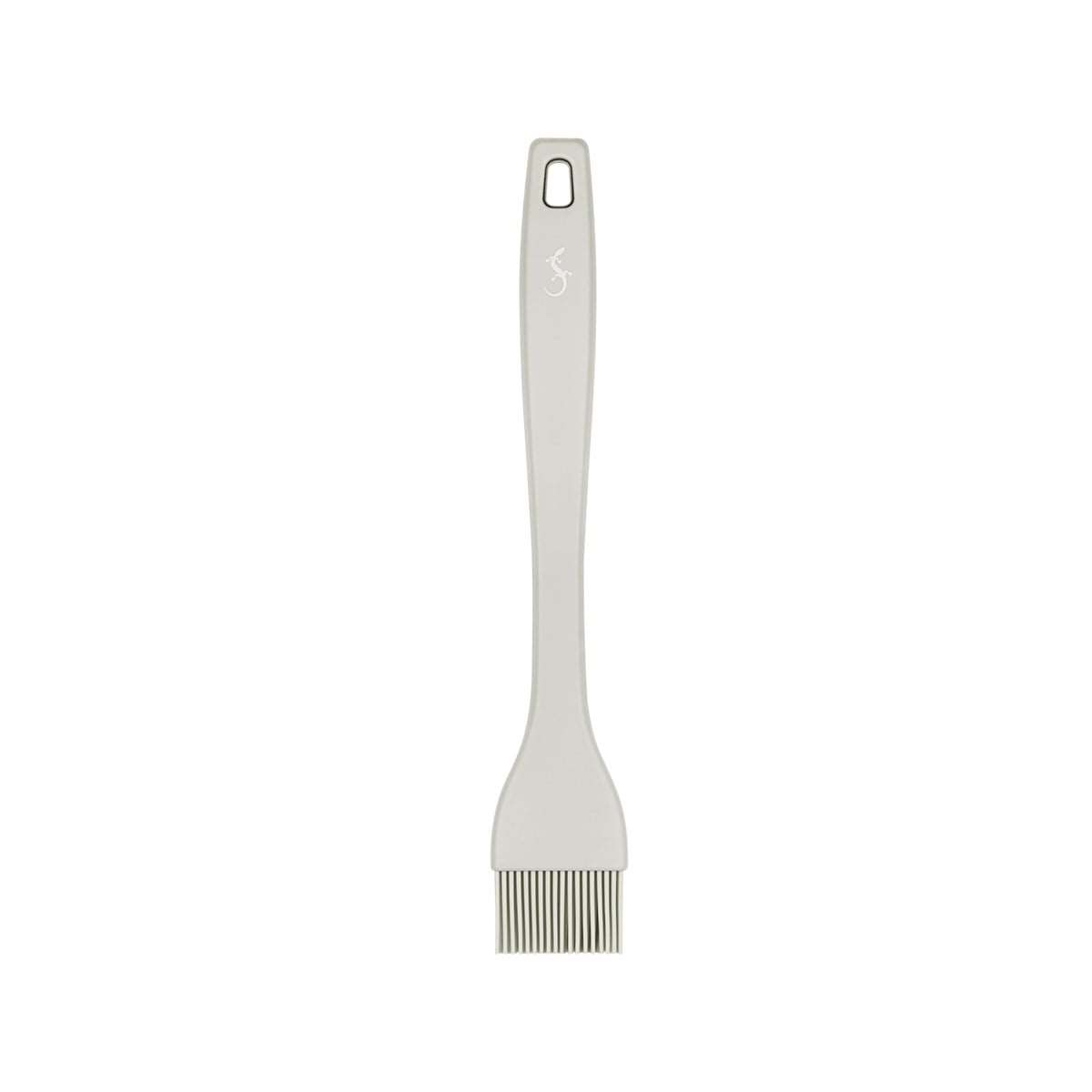 Lurch - Platin Silikon Pasta Fırçası  25,5 cm Açık Gri -  Yanmaz, Yapışmaz, Bükülmez, Çizmez, Tat ve Koku Bırakmaz - 240011