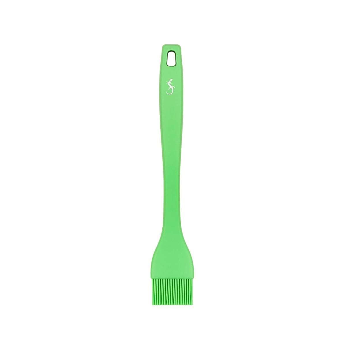 Lurch - Platin Silikon Pasta Fırçası 25,5 cm Yeşil - Yanmaz, Yapışmaz, Bükülmez, Çizmez, Tat ve Koku Bırakmaz - 240091