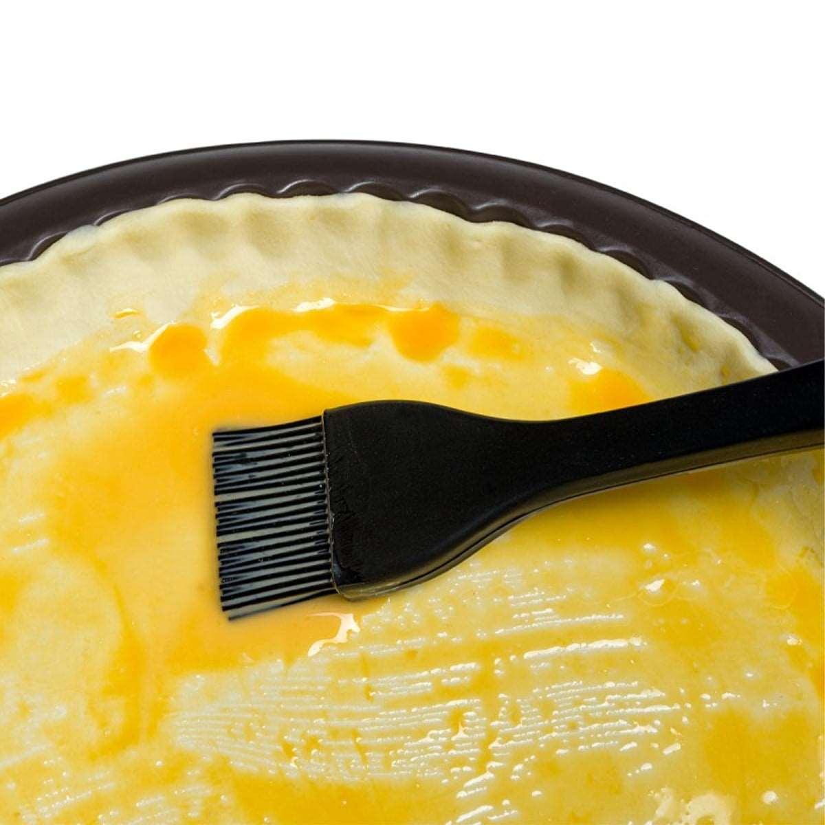 Lurch - Platin Silikon Pasta Fırçası 25,5 cm Siyah - Yanmaz, Yapışmaz, Bükülmez, Çizmez, Tat ve Koku Bırakmaz - 240611