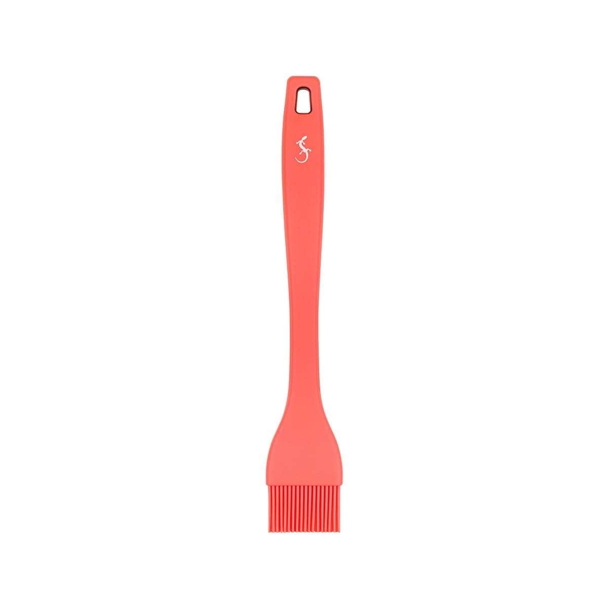 Lurch - Platin Silikon Pasta Fırçası 25,5 cm Somon - Yanmaz, Yapışmaz, Bükülmez, Çizmez, Tat ve Koku Bırakmaz - 240071