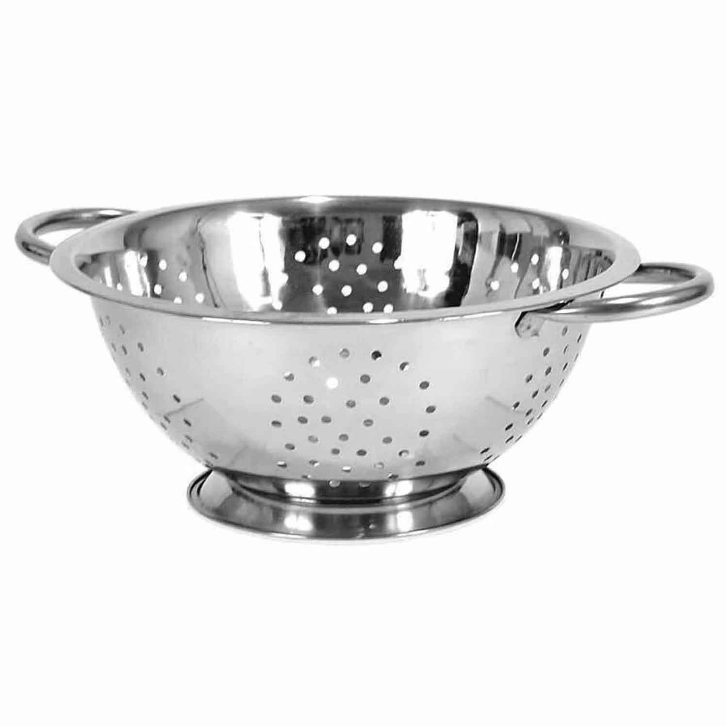 Makarna Süzgeci, Çelik, 34 Cm, EPİNOX, Süzgeçler Paslanmaz Çelik