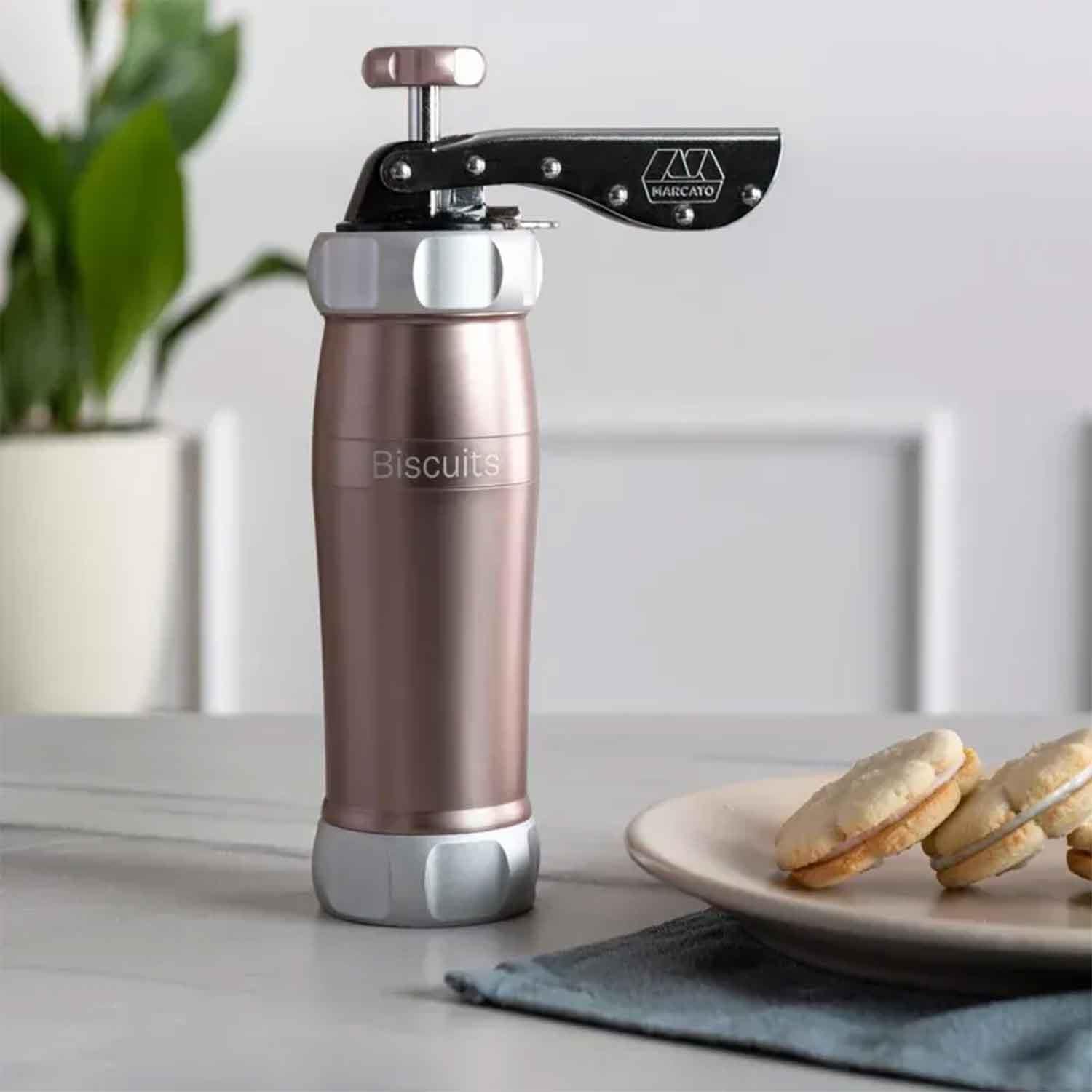 Marcato Atlas 150 Premium Plus Pembe Makarna Makinesi Seti, Manuel, MARCATO, Erişte Makarna Makineleri