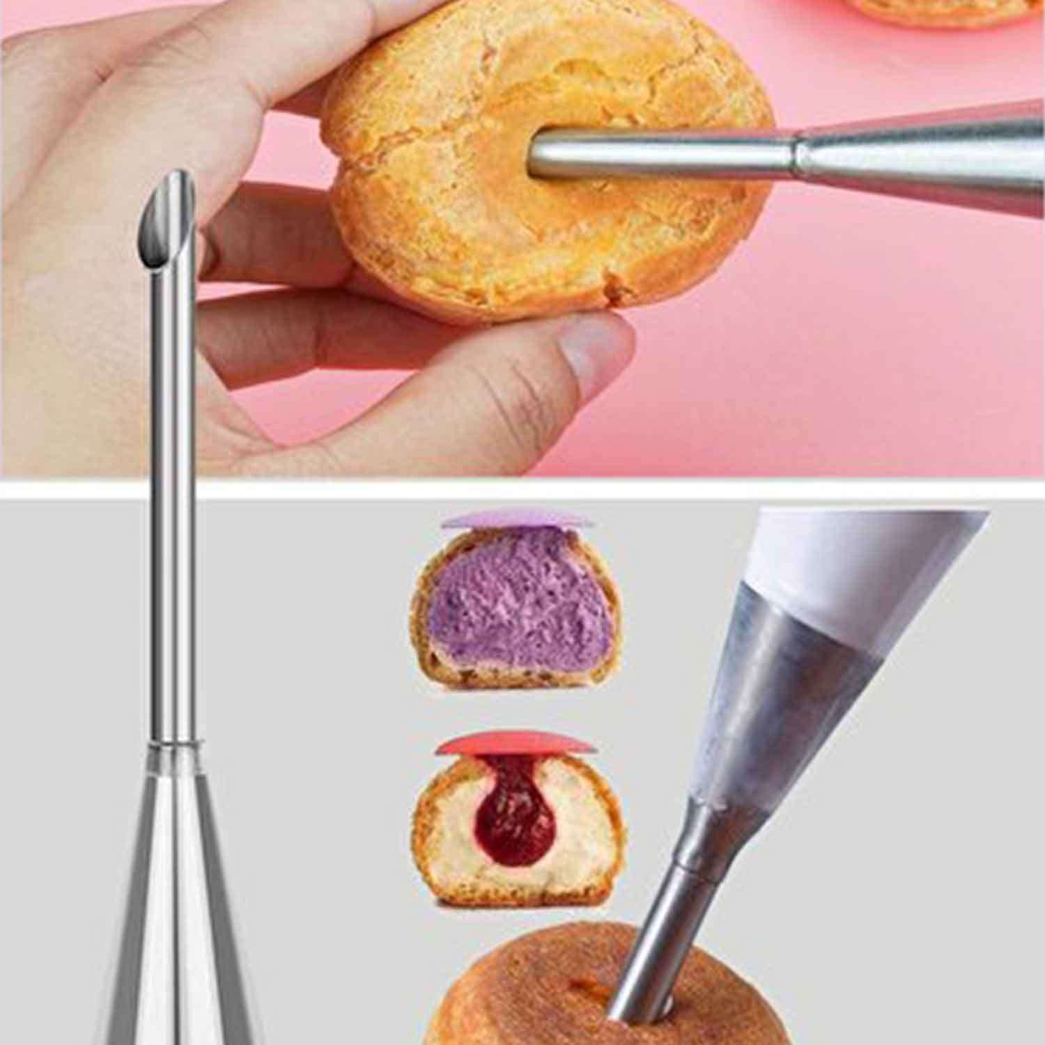 Marmelat Dolgu Duyu, 17x78 mm, EPİNOX, Krema Torbası Ve Duylar