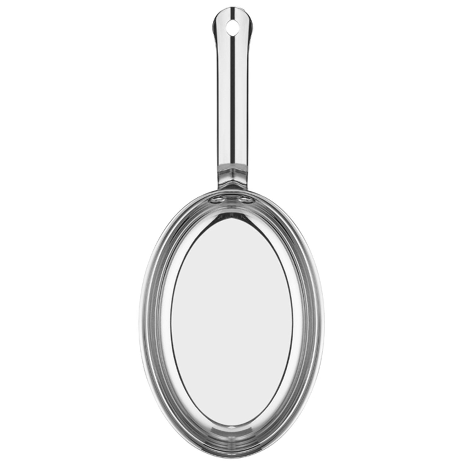 Mini Oval Tava, Multi Metal Çelik, 11x17 Cm