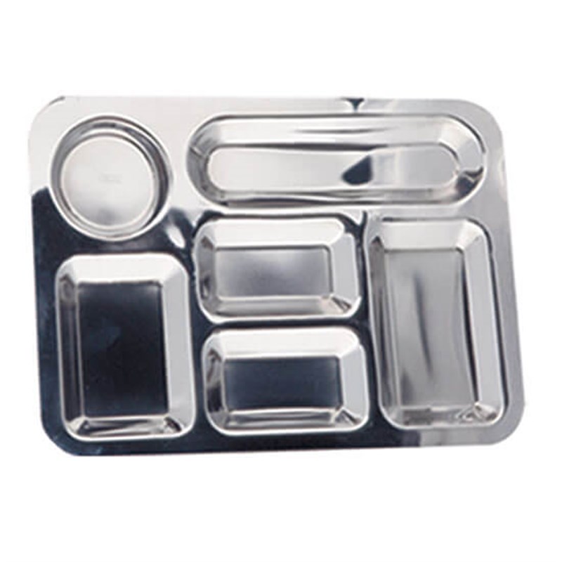 Özbir Kahvaltılık Self Servis, Tabldot, 6 Gözlü 27X19,5X0,6 Cm