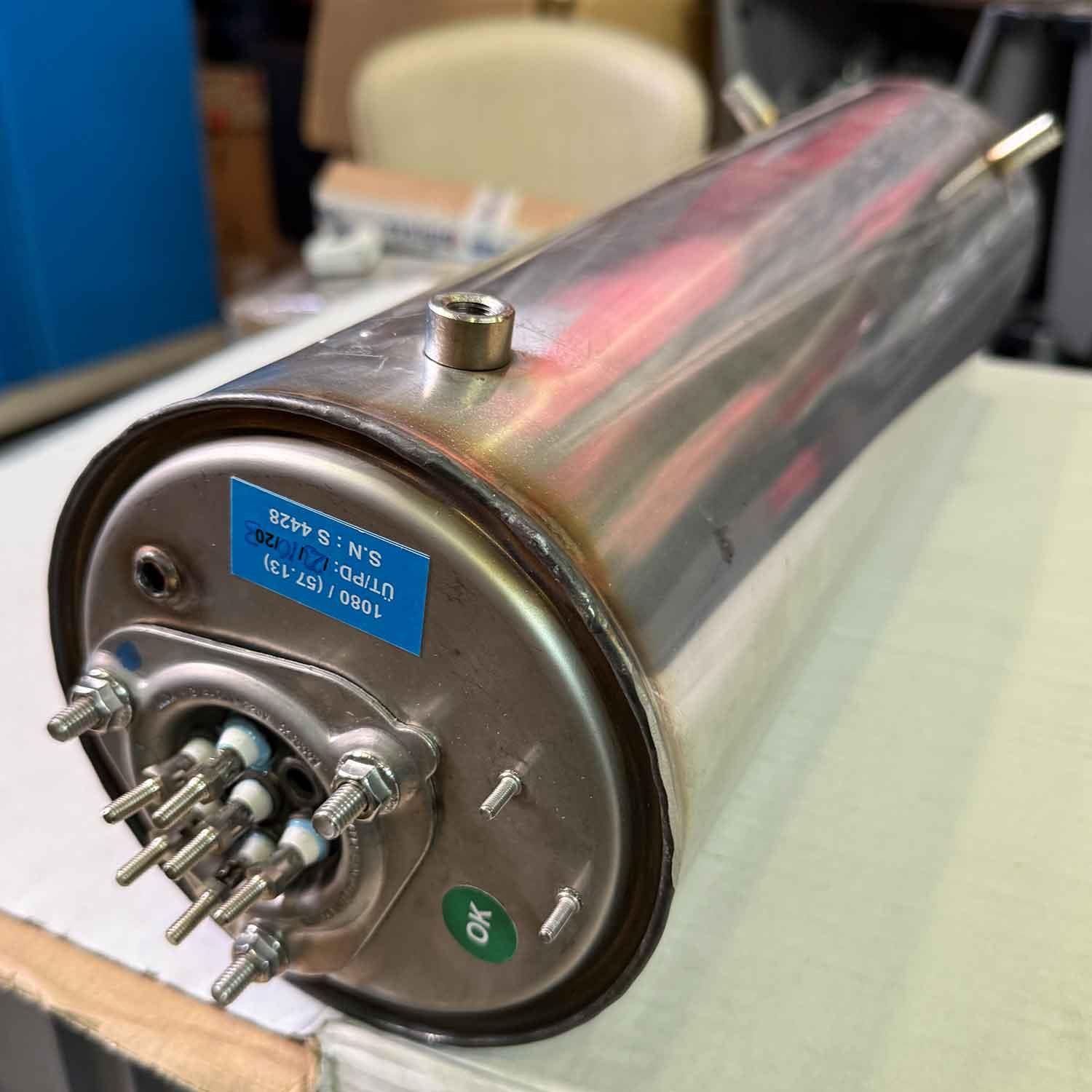 Öztiryakiler 1080 Bulaşık Makinesi Boiler Kazanı, 48x14 cm, Öztiryakiler, Giyotin Tipi Bulaşık Makinesi, Yedek Parça Aksesuar