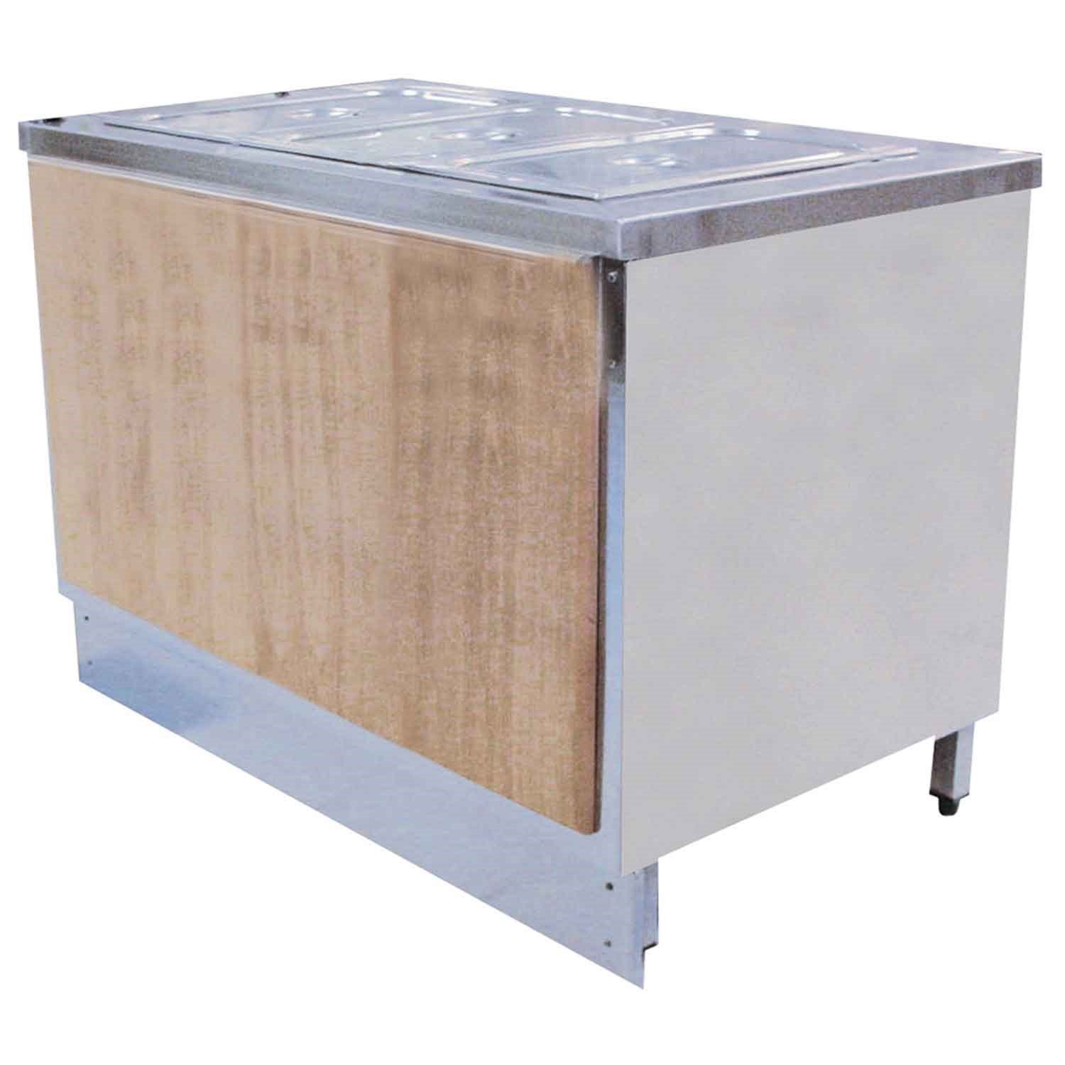 Öztiryakiler Ahşap Kaplı GN Sıcak Servis Ünitesi 120x70 Cm