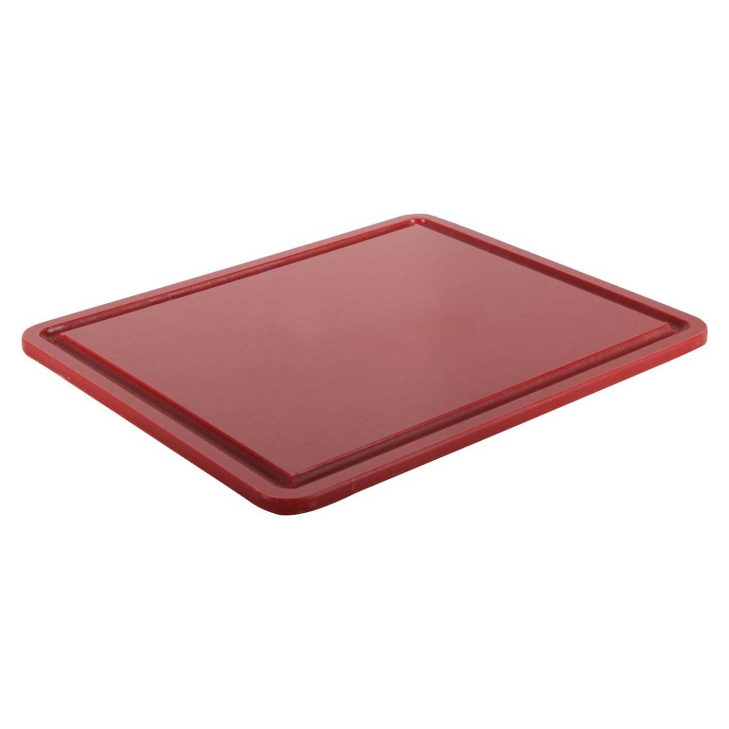 Öztiryakiler Polietilen Kesme Tahtası Oluklu Kırmızı 50x30x2 Cm