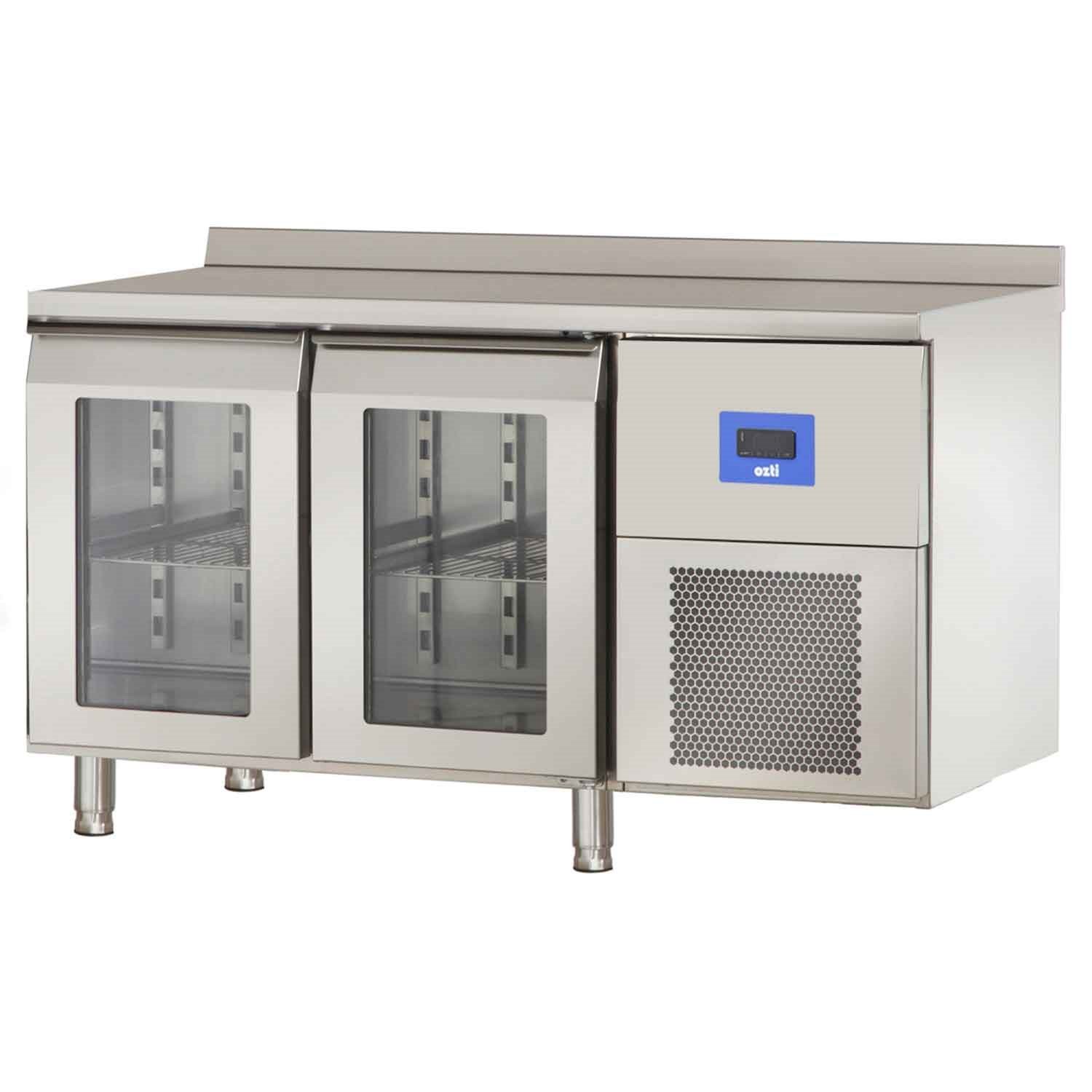 Öztiryakiler Tezgah Altı Endüstriyel Buzdolabı Çift Cam TAG 270 Nmv
