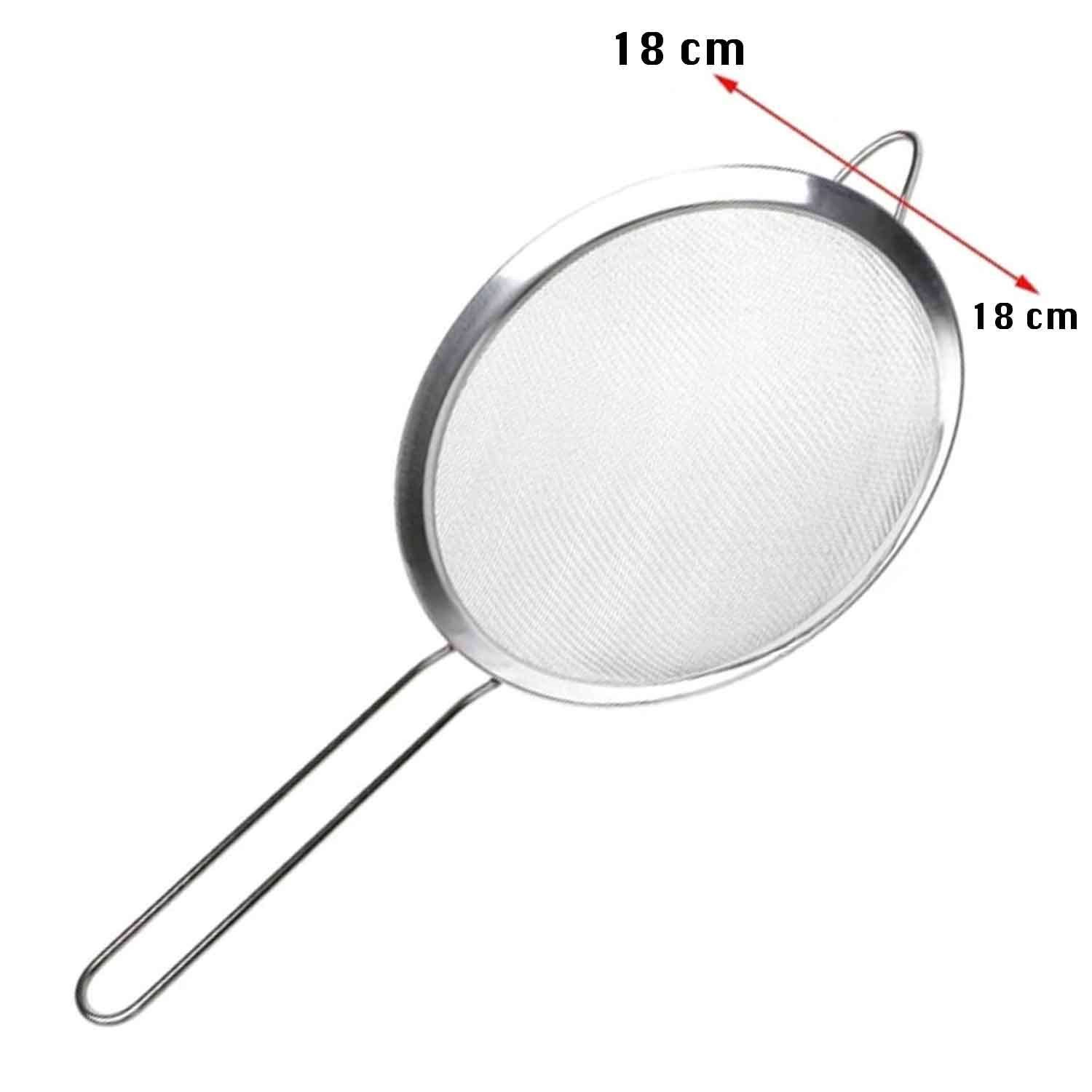 Paslanmaz Süzgeç, 18 Cm, EPİNOX, Süzgeçler Paslanmaz Çelik