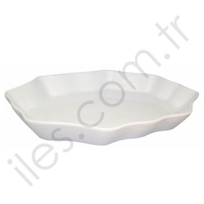 Porterra Guidu Porselen Oval Tabak 16,75