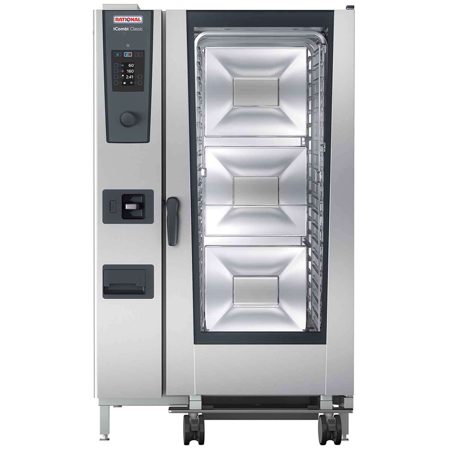 Rational İcombi Classic Buhar Konveksiyonlu Fırın, 20x2/1 GN Tepsi Kapasiteli, Gazlı, Rational, Kategorisiz