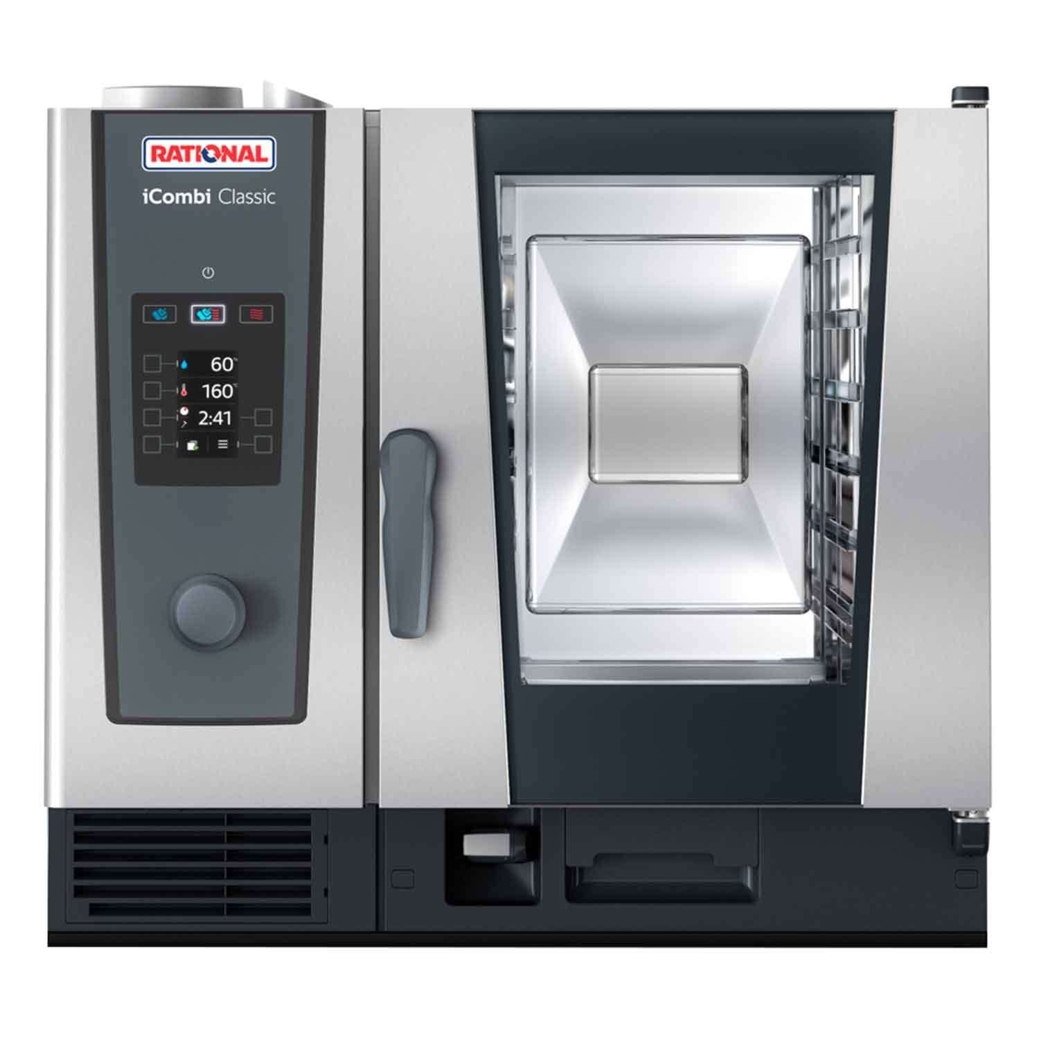 Rational İcombi Classic Buhar Konveksiyonlu Fırın, 6x1/1 GN Tepsi Kapasiteli, Elektrikli, Rational, Kategorisiz