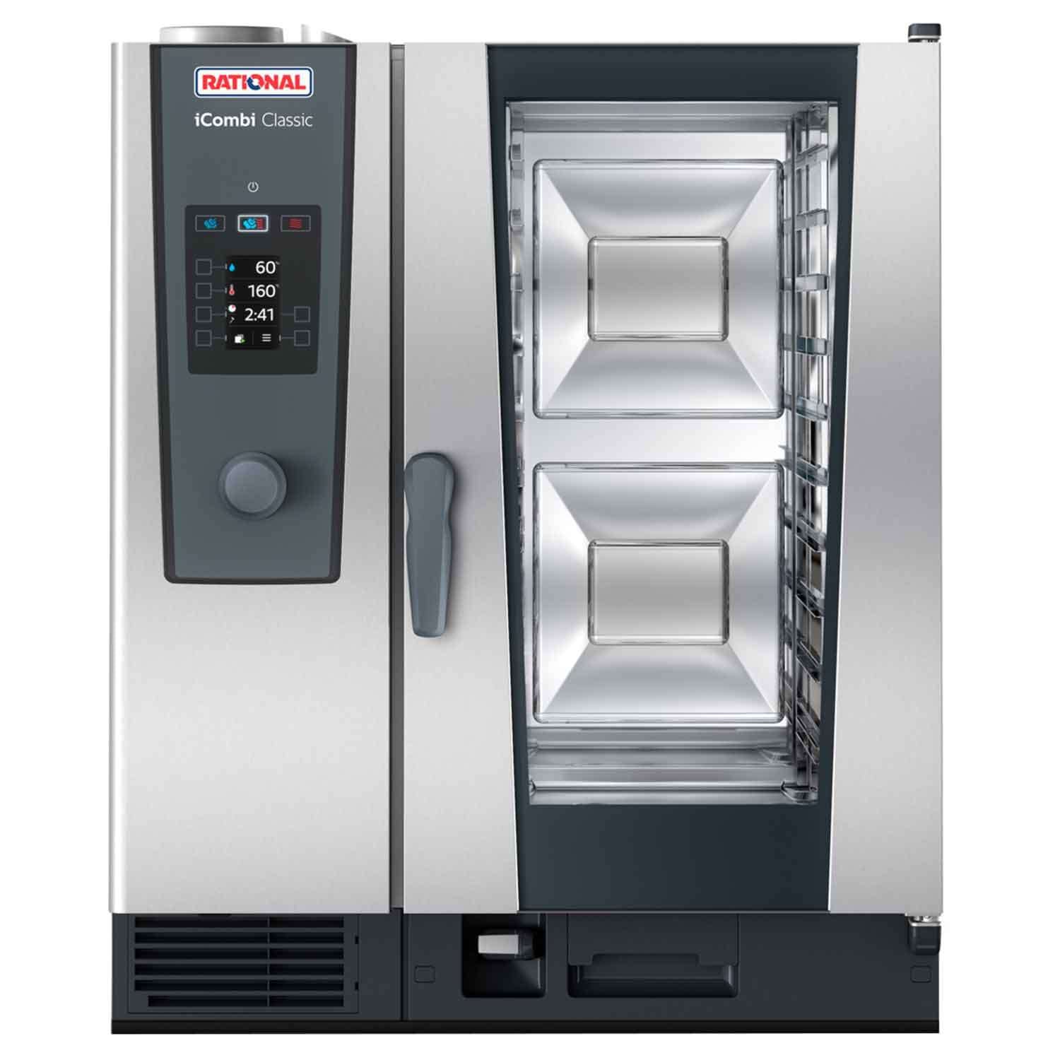 Rational İcombi Classic Buhar Konveksiyonlu Fırın, 10x1/1 GN Tepsi Kapasiteli, Elektrikli, Rational, Kategorisiz