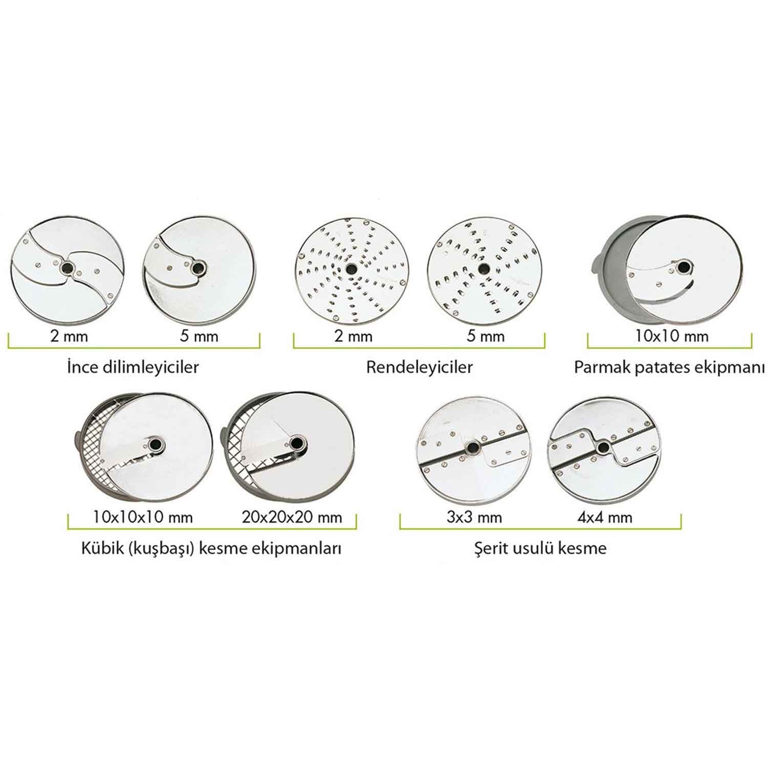 Robot Coupe 12 Bıçaklı Disk Seti