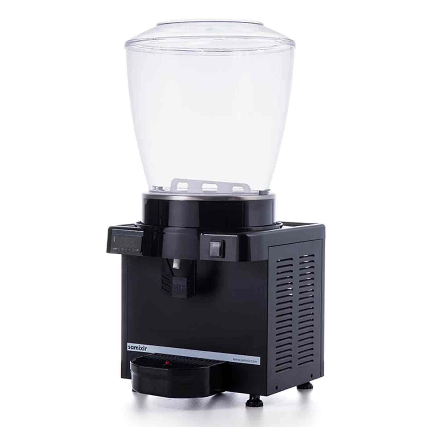 Samixir 22 Litre Karıştırıcılı Dijital Soğuk İçecek Dispenseri Siyah, Samixir, Şerbetlik ve Ayran Makineleri