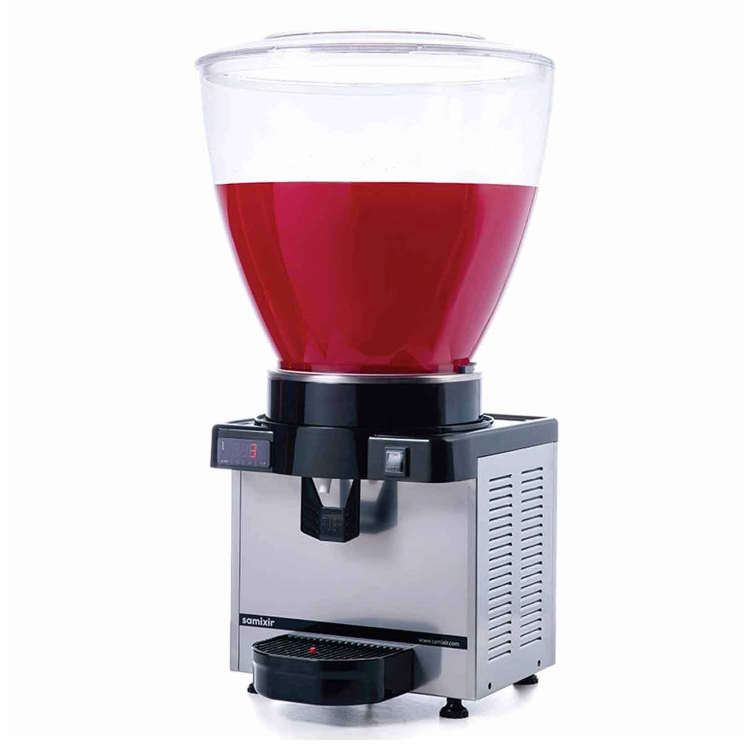 Samixir 40 Litre Karıştırıcılı Dijital Soğuk İçecek Dispenseri İnox, Samixir, Şerbetlik ve Ayran Makineleri