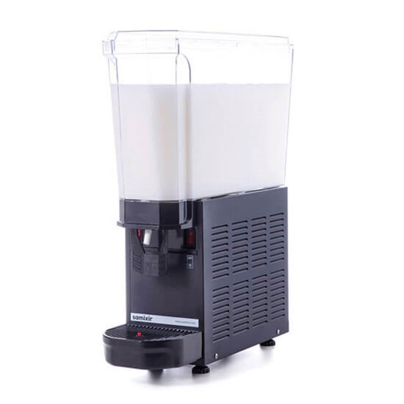Samixir Klasik 20 Litre Karıştırıcılı Soğuk İçecek Ayran Dispenseri Siyah