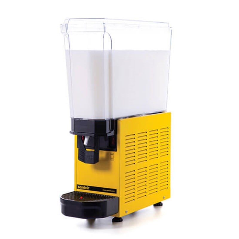 Samixir Klasik 20 Litre Karıştırıcılı Soğuk İçecek Ayran Dispenseri Sarı