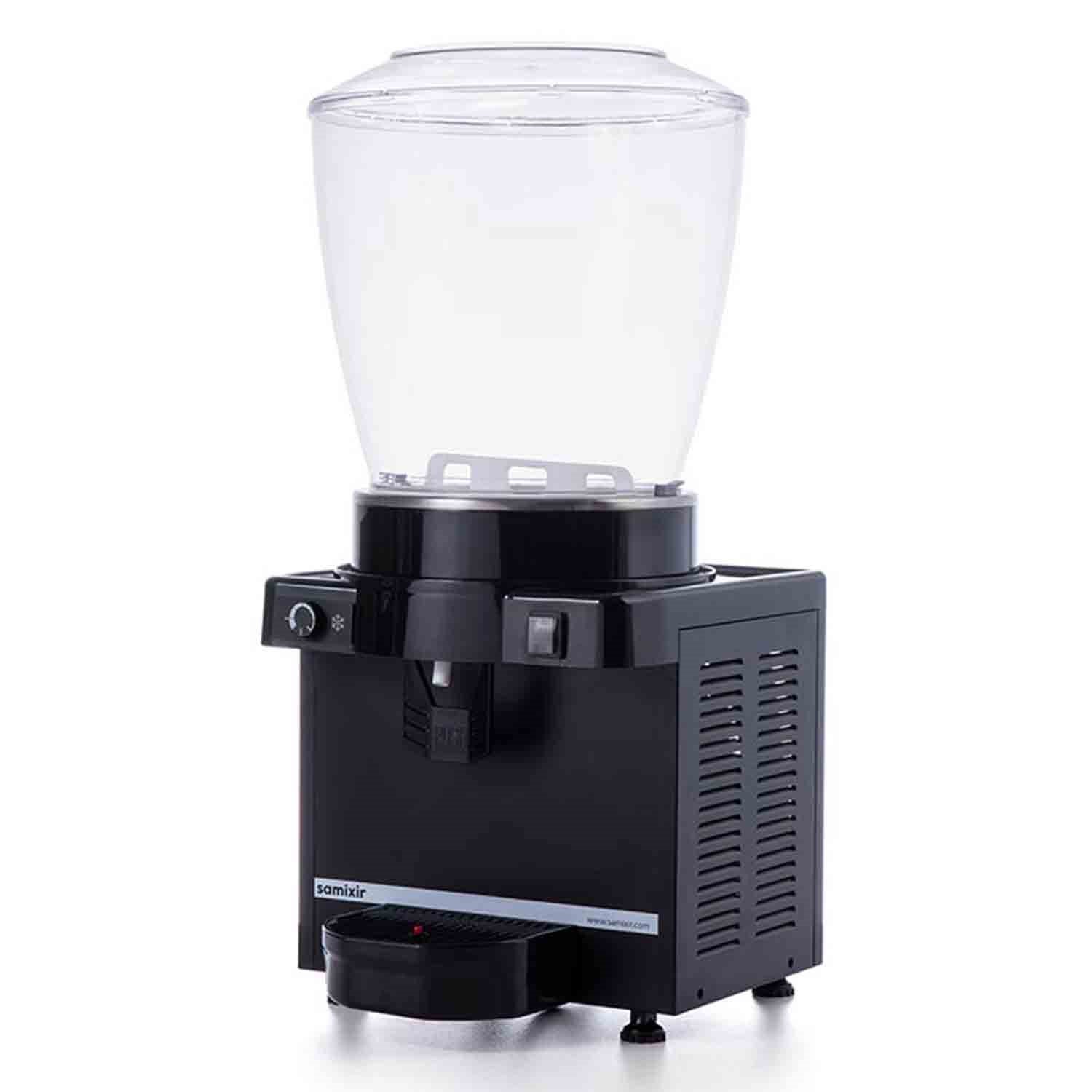Samixir M22 Soğuk İçecek Dispenseri, 22 L, Karıştırıcılı Analog, Siyah, Samixir, Şerbetlik ve Ayran Makineleri