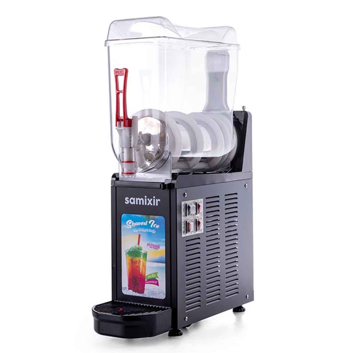 Samixir Mono Alure Ice Slush, Granita Meyve Suyu Dispenseri 12 Litre Siyah, Samixir, Slash Karlı İçecek Makineleri