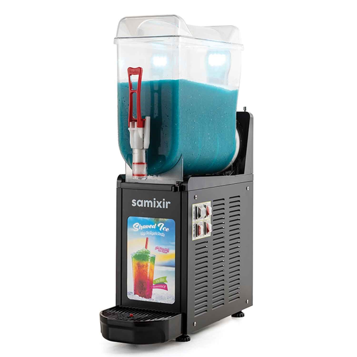 Samixir Mono Alure Ice Slush, Granita Meyve Suyu Dispenseri 12 Litre Siyah, Samixir, Slash Karlı İçecek Makineleri