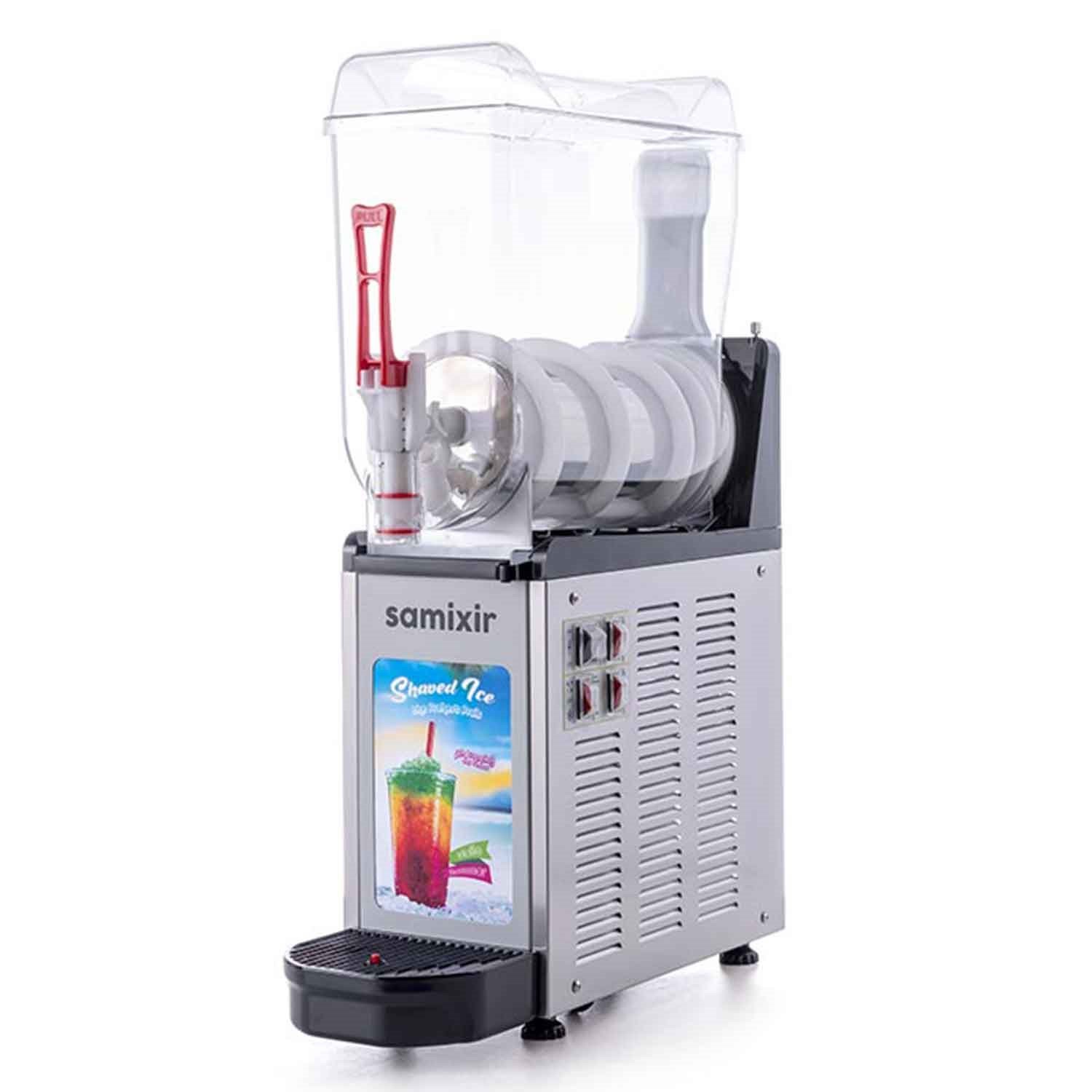 Samixir Mono Alure Ice Slush, Granita Meyve Suyu Dispenseri 12 Litre İnox, Samixir, Slash Karlı İçecek Makineleri