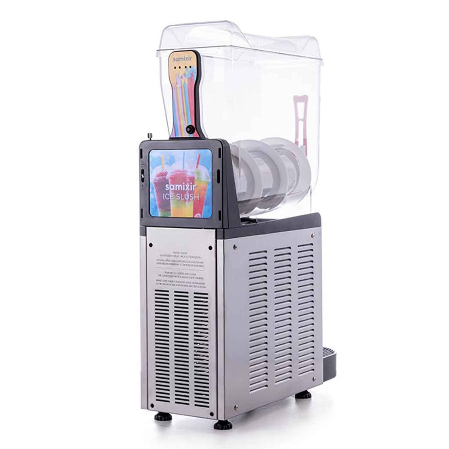 Samixir Mono Alure Ice Slush, Granita Meyve Suyu Dispenseri 12 Litre İnox, Samixir, Slash Karlı İçecek Makineleri