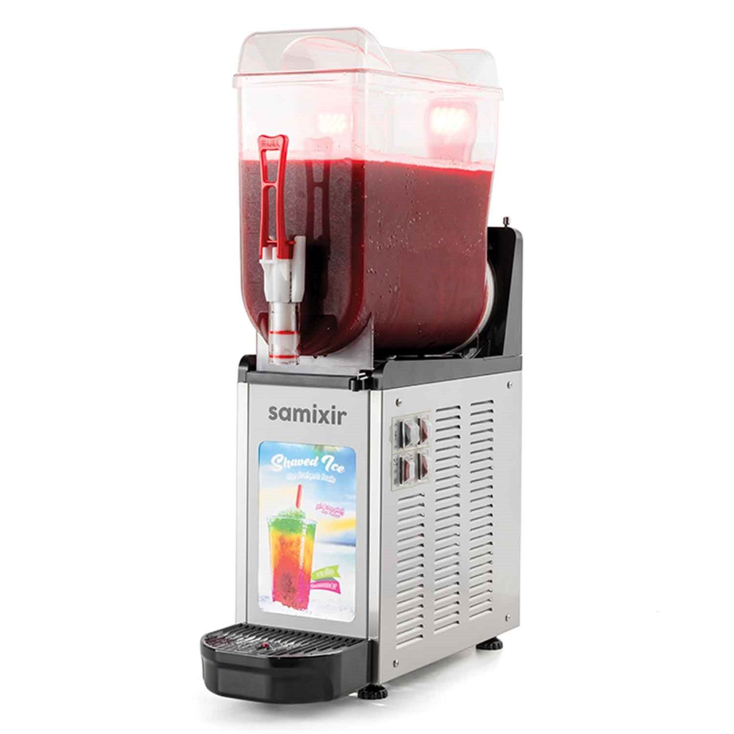 Samixir Mono Alure Ice Slush, Granita Meyve Suyu Dispenseri 12 Litre İnox, Samixir, Slash Karlı İçecek Makineleri