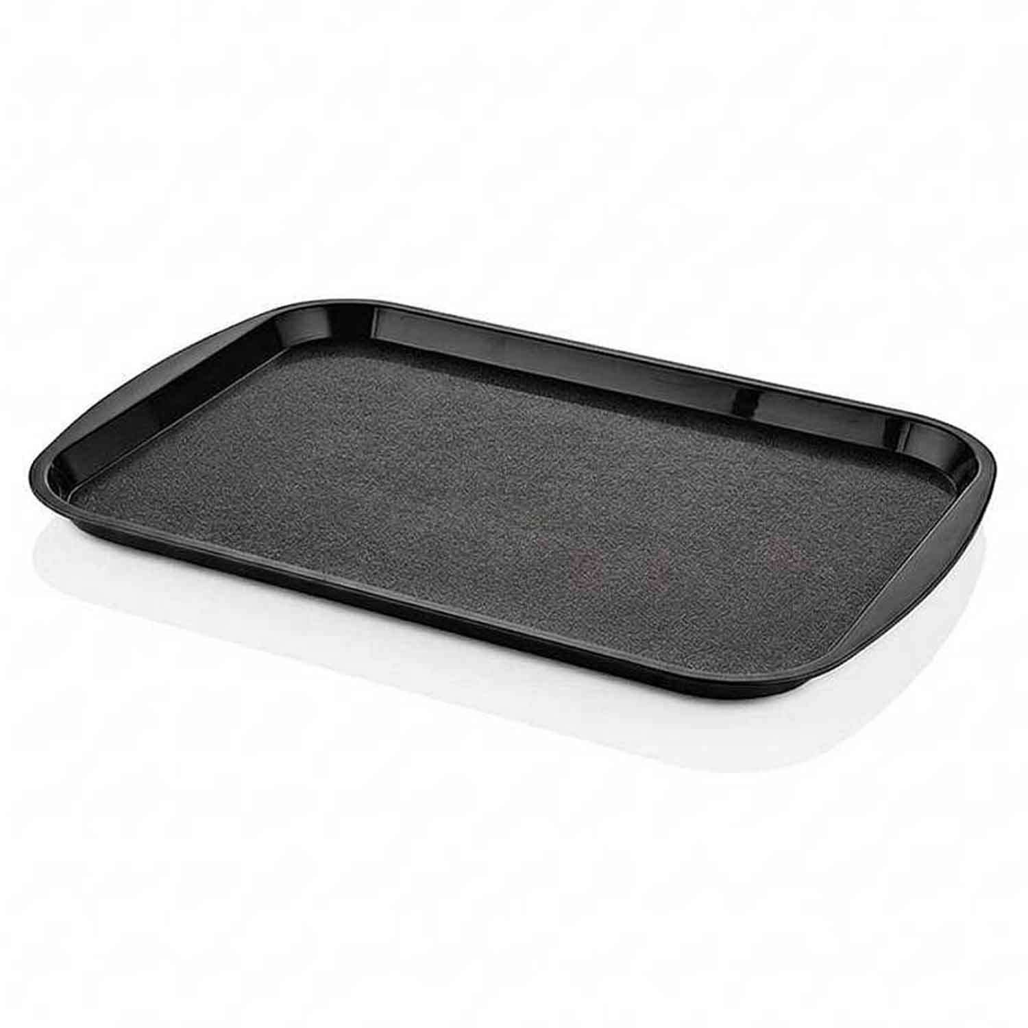 Servis Tepsisi, Abs Plastik, Siyah 27X36 Cm, EPİNOX, Abs Plastik Servis Tepsileri