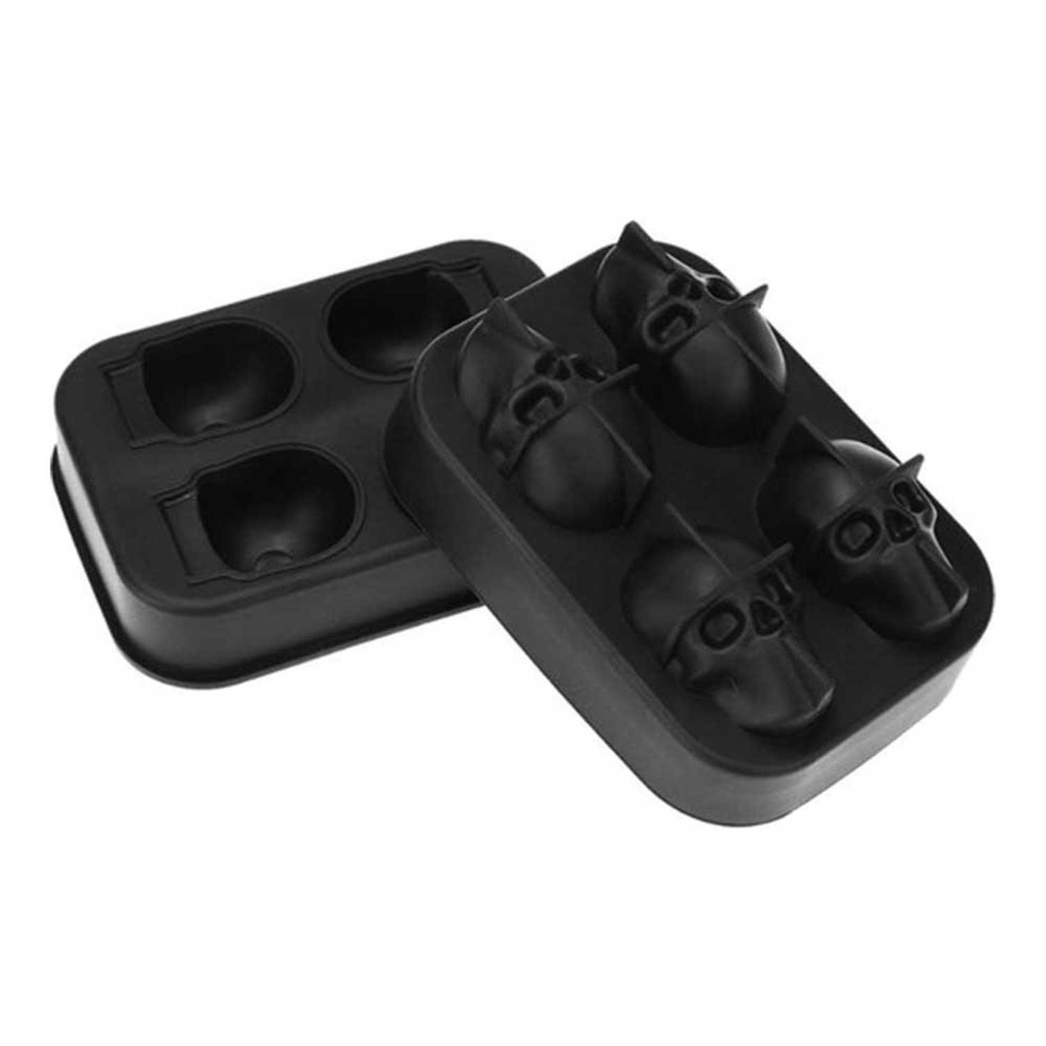 Silikon Buz Kalıbı, Dörtlü Kurukafa 40X28 mm, EPİNOX, Silikon Buz Kalıpları