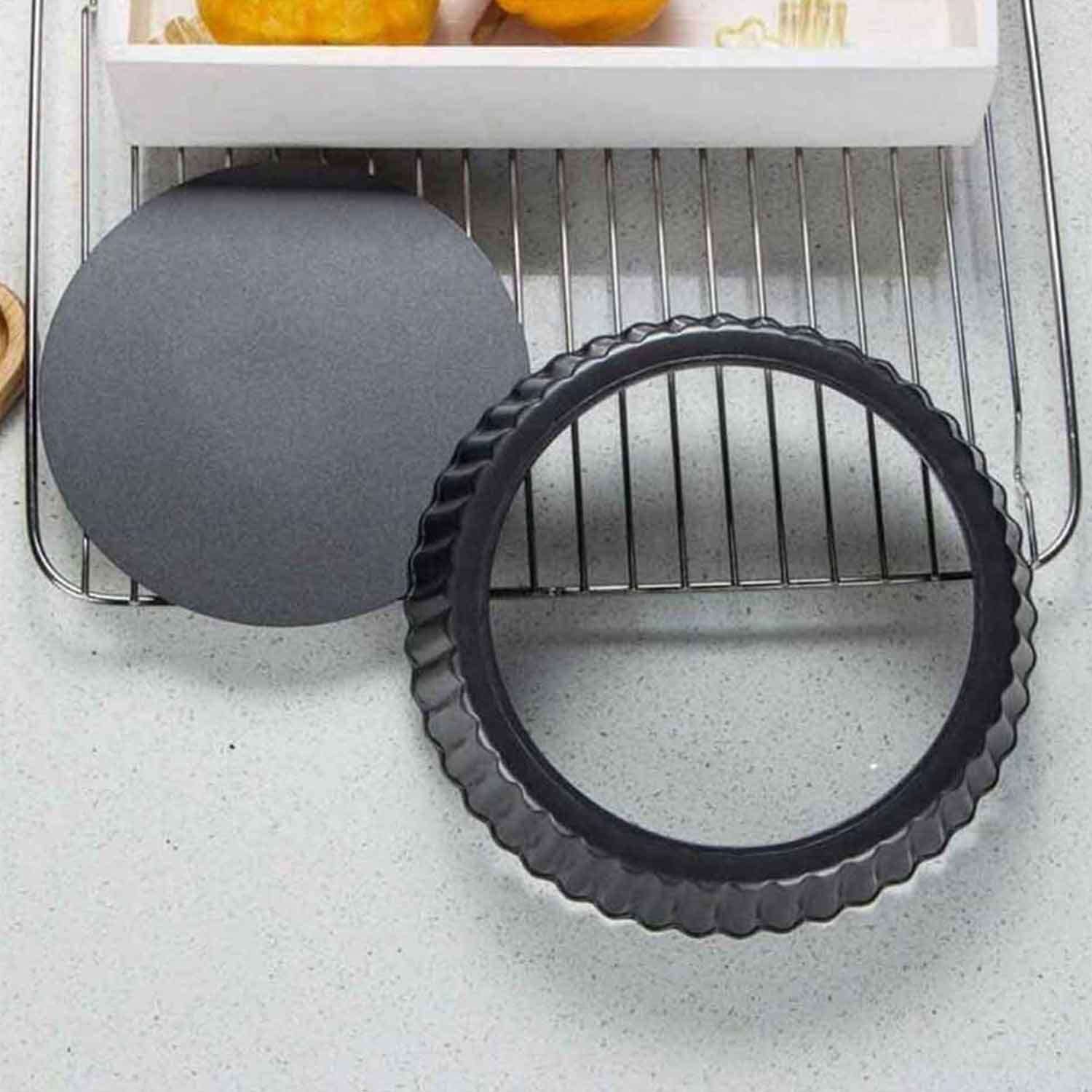 Tart Kalıbı, Yapışmaz 13 Cm, EPİNOX, Turta Çemberi Ve Tablası