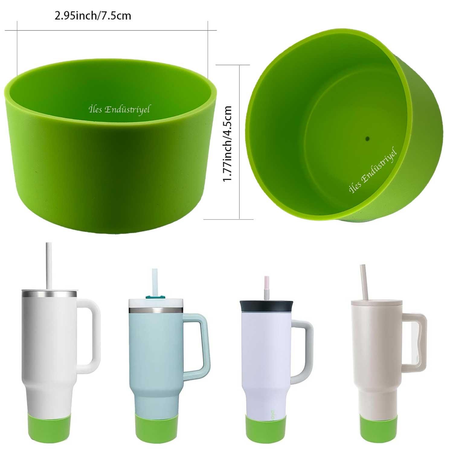 Trailx Stanley Quencher & Iceflow Kaymaz Silikon Taban Koruyucu, Yeşil, TRAİLX, Termoslar