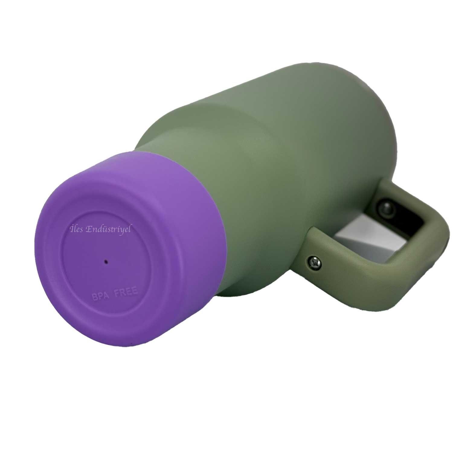 Trailx Stanley Quencher & Iceflow Kaymaz Silikon Taban Koruyucu, Lila, TRAİLX, Termoslar