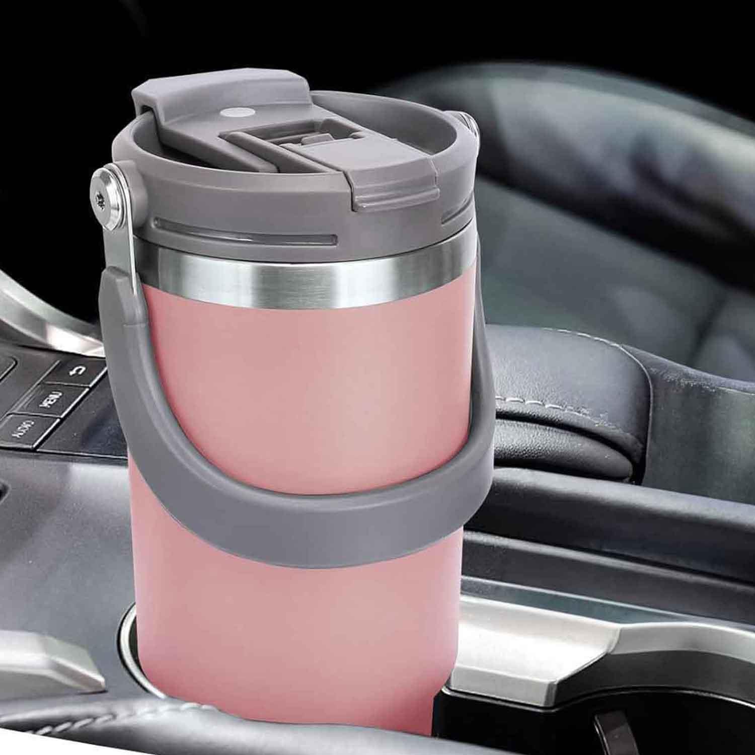 Trailx Vakumlu Termos, Paslanmaz Çelik 30 Oz/887 ml, Pembe, TRAİLX, Termoslar