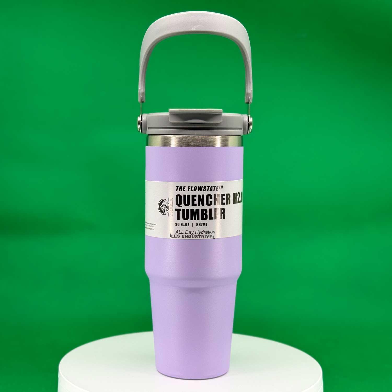 Trailx Vakumlu Termos, Paslanmaz Çelik 30 Oz/887 ml, Lila, TRAİLX, Termoslar