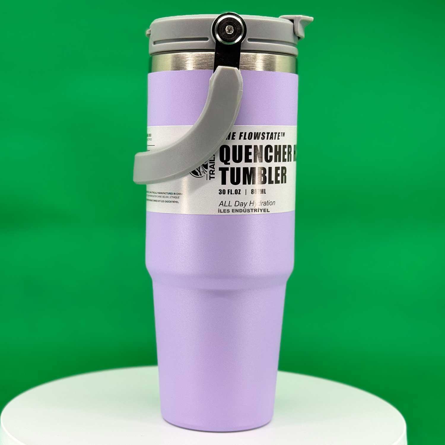 Trailx Vakumlu Termos, Paslanmaz Çelik 30 Oz/887 ml, Lila, TRAİLX, Termoslar