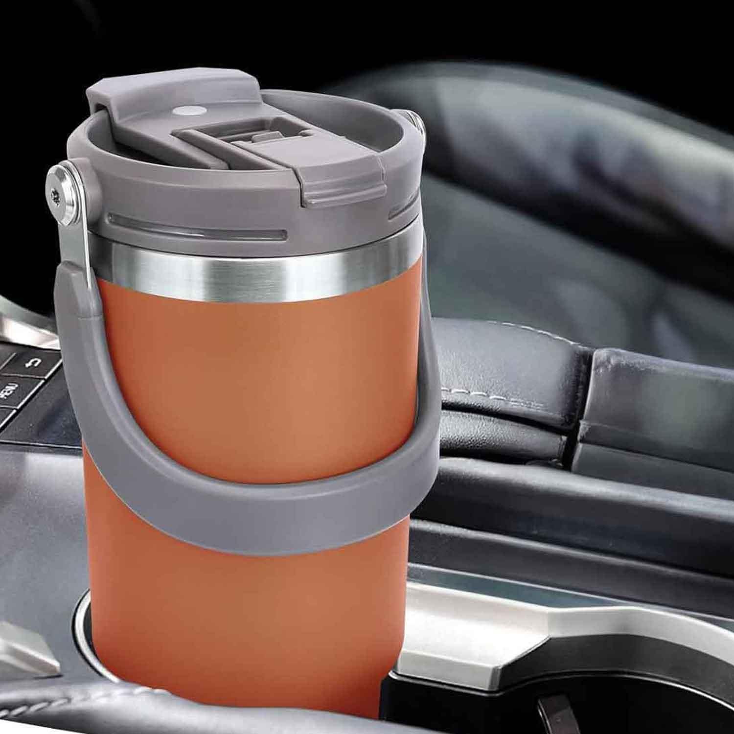 Trailx Vakumlu Termos, Paslanmaz Çelik 30 Oz/887 ml, Orange, TRAİLX, Termoslar