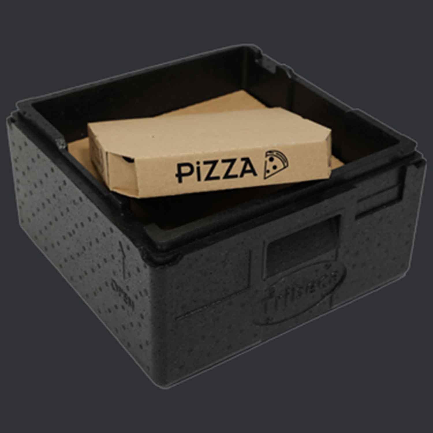 Tribeca Thermobox, Pizza Taşıma Kutusu, 4 Pizza Kapasiteli, 31 L, Siyah, Tribeca, Termobox - Termotrans