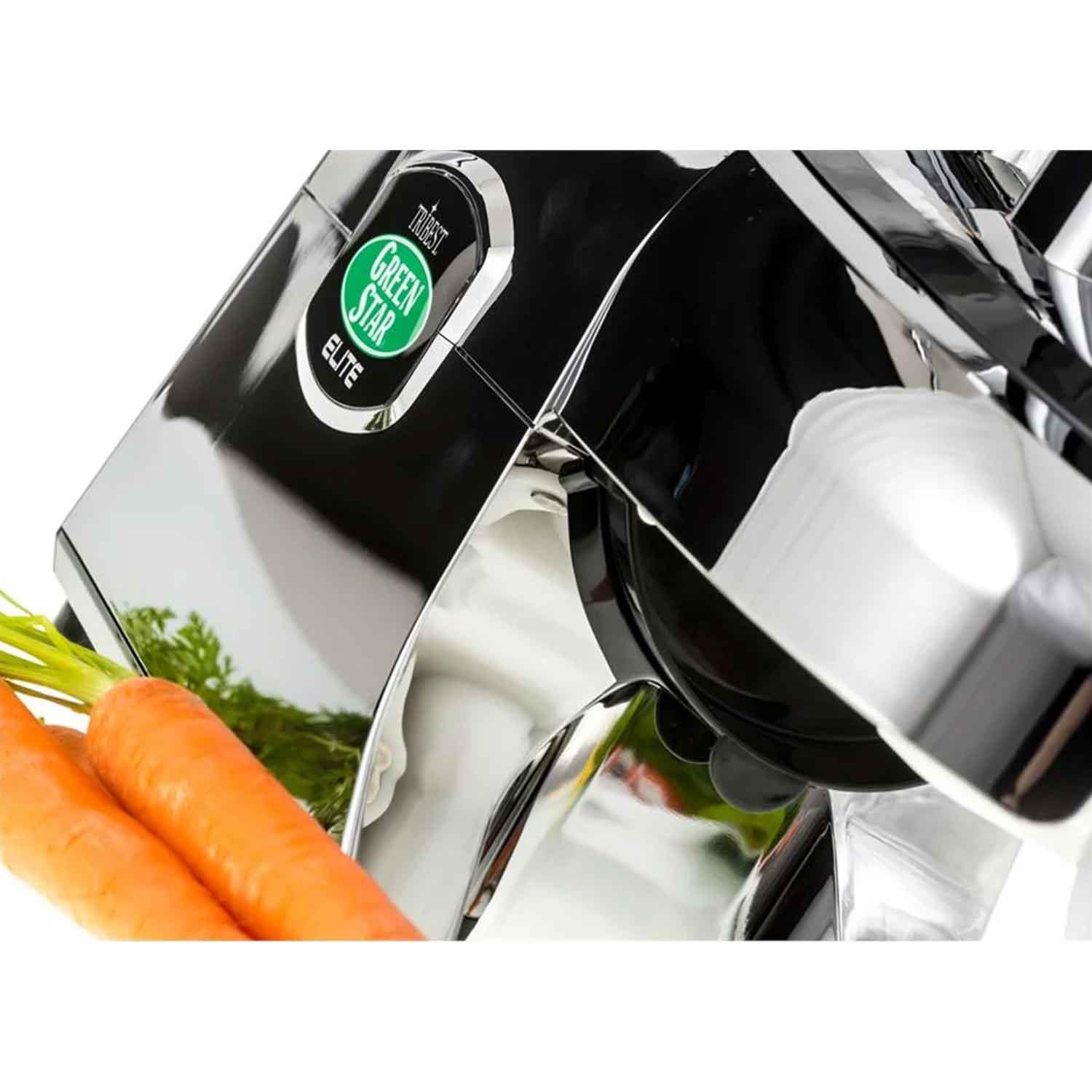 Tribest Greenstar Elite Soğuk Sıkım Meyve ve Sebze Sıkacağı, Krom, Tribest, Sebze ve Meyve Sıkacakları