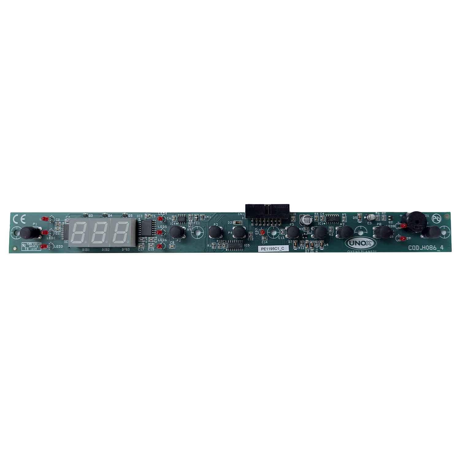 Unox Rosella Fırın Tuş Takımı Ön Panel Kartı, Unox, Unox Fırın Yedek Parçaları