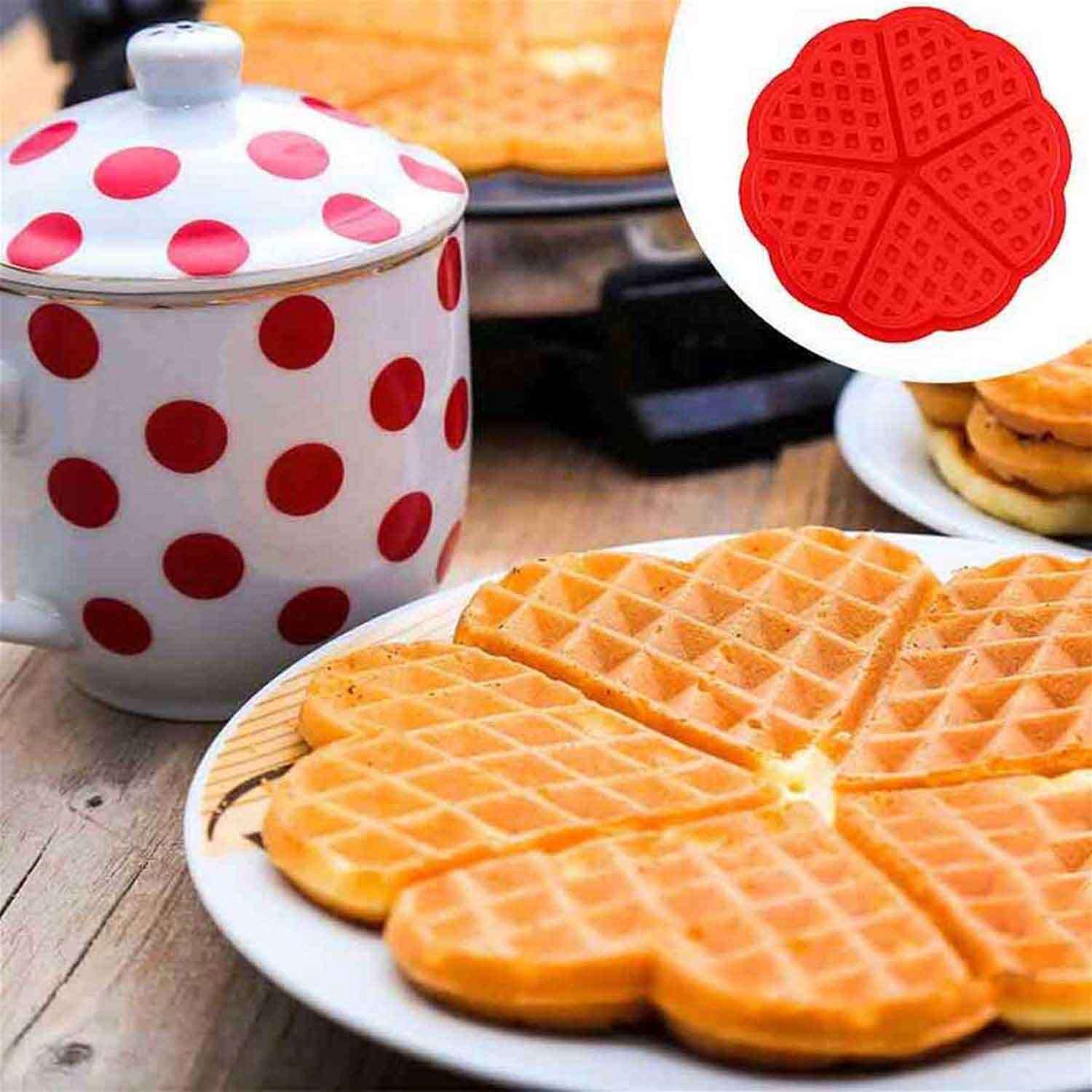 Waffle Kalıbı, Silikon, 5 Bölmeli, EPİNOX, Çikolata kalıpları, Silikon Kalıplar