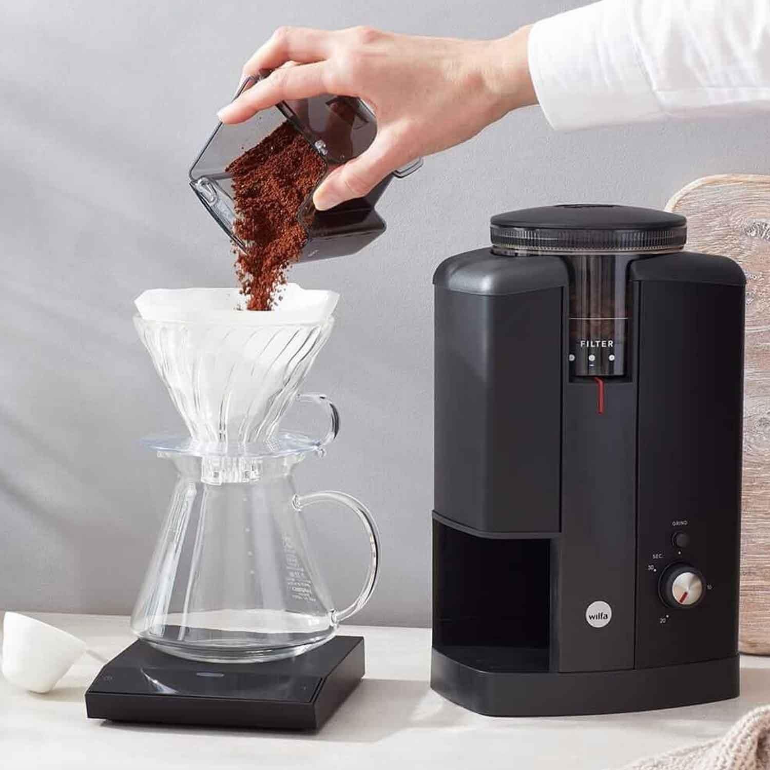 Wilfa Aroma Svart Konik Dişli Kahve Öğütücü, Wilfa, Kahve Değirmenleri